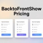 backtofrontshow pricing