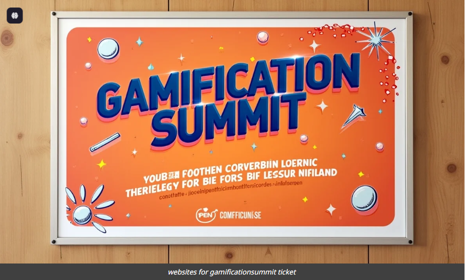 website for ticket sale gamificationsummit